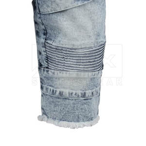 Pantalones vaqueros cómodos de calidad superior para hombre, pantalones cortos a granel, pantalones vaqueros cortos para hombre de calle alta - Product Image 4