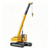 Mini-grue araignée tout-terrain diesel/électrique avec une hauteur de levage de 18 m pour chantier de construction sur terrain accidenté