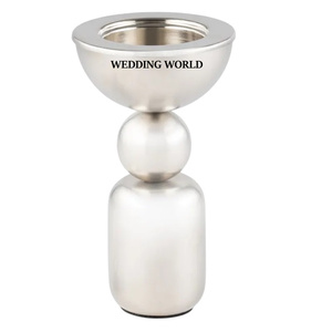 Bol Bakhoor martelé en métal avec support en bois forme ronde brûleur d'encens décoratif meilleure qualité luxe nouveau Mubkhar - Product Image 3