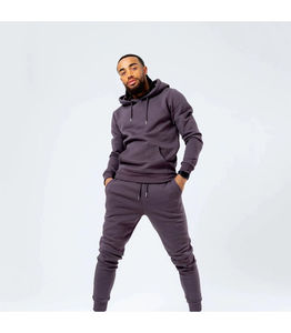 Customized Logo Printed 100% Cotton Men Flared Tracksuits / New Fashion Tracksuit 2 Piece Flared <b>Pants</b> and Hoodies Sets - Product Image 6