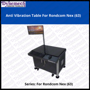 Mesa de Equipos de Metrología de Precisión Antivibración Dynemech Elegante con Acero al Carbono y Hierro Fundido de 300 kg para Rondcom Nex P-63 - Product Image 5