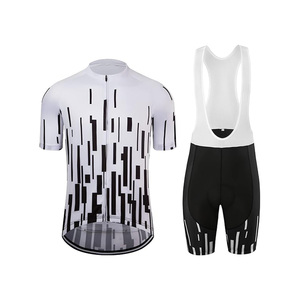 Camiseta de ciclismo personalizada Unisex, ropa deportiva de manga corta, conjunto de pantalones cortos, uniforme para adultos - Product Image 3