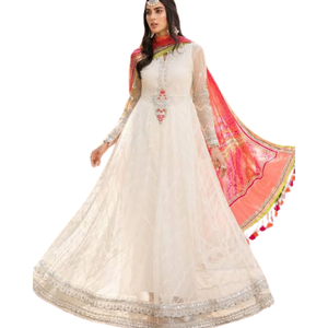 Shalwar kameez ชุดเดรสแบบถักลายพร้อมผ้าคลุมไหล่ขนสัตว์บริการ OEM โลโก้ตามสั่งสำหรับผู้ใหญ่พร้อมใส่ชุดลำลองจากปากีสถาน - Product Image 1