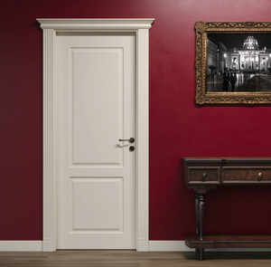 Puerta Interior Moderna de MDF Sólido de Alta Calidad, Minimalista, de PVC, Resistente al Agua, con Aislamiento Acústico, para Dormitorio - Product Image 4