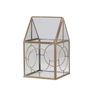 ที่ใส่เทียนประดับในบ้านทำจากทองเหลือง/แก้วอเนกประสงค์แบบออกแบบได้ตามต้องการ - Product Image 1