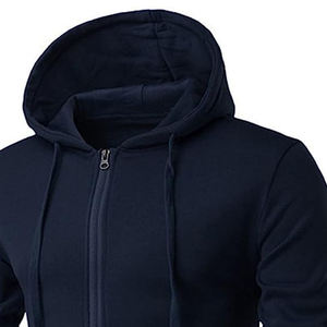 Colisha Hommes Casual Color Block Jacket Outwear Sweat à capuche à manches longues avec sweat à capuche zippé pour l'automne - Product Image 6