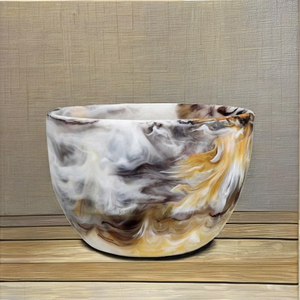 Cuenco de resina epoxi con aspecto de mármol ecológico y desechable, plato artístico pequeño para helados y golosinas de fiesta - Product Image 4