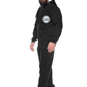 Chándal con capucha para hombre Conjunto de 2 piezas Sudadera con capucha informal atlética y conjunto de joggers Trajes de chándal - Product Image 3