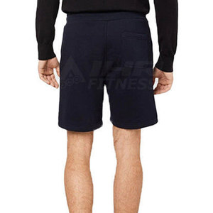 Pantalones cortos informales personalizados para hombre, tela de lona de algodón Unisex, cintura media, cintura elástica, transpirable, impermeable, sólido - Product Image 3