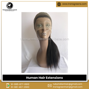 Colección única de pelo virgen superior grado 18 pulgadas cutícula alineada encaje completo recto extensión pelucas de cabello humano vendedores - Product Image 3