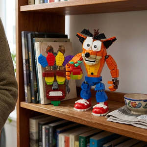Crash Bandicoot MOC for Lego Set 1:6 1:8 Scale <b>Block</b> Models <b>Plastic</b> Electronic Educational Remote Control Toy Truck Car 100+pcs - Product Image 2