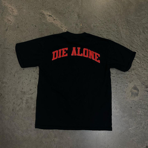 T-shirt graphique noir pour club de jeunes, streetwear surdimensionné, tee-shirt en coton imprimé, haut décontracté tendance - Product Image 2