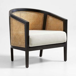 Chaise longue avec dossier en rotin - Product Image 3