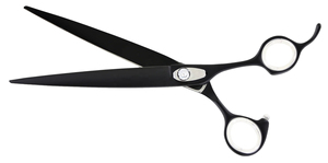 Juego de Tijeras de Peluquería Profesionales Personalizadas OEM, Color Negro Azabache, Hoja Afilada de Acero Inoxidable para Mascotas, Empaquetadas con Empaque Personalizado - Product Image 4