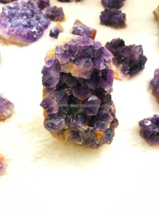באיכות גבוהה אמטיסט קוורץ Geode אשכול מחיר סביר 100% טבעי ריפוי חן אשכול למכירה