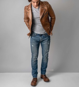 Nouvelle veste en cuir d'hiver pour hommes-Doublure épaisse-Prêt pour temps froid-Streetwear moderne-vestes en cuir veste pour hommes - Product Image 6