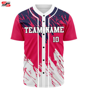 เสื้อเบสบอลทรงปกติขนาดพลัสไซส์สำหรับนักกีฬา สตรีทแวร์ เสื้อเจอร์ซีย์ออกแบบเอง ลวดลายสีสันโดดเด่น ประสิทธิภาพสูง - Product Image 4