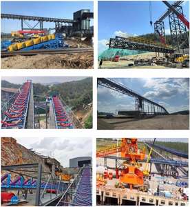 Nuevo rodillo tensor de cono cónico de cinta transportadora de aluminio para sistemas transportadores en aplicaciones de restaurantes industriales de cantera minera - Product Image 5