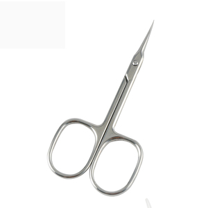 Cómodas empuñaduras de mano Herramientas de manicura y pedicura Tijeras Superficie de corte precisa curvada Tijera de punta afilada - Product Image 2