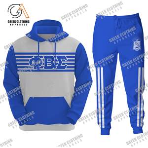 Chándal con logotipo personalizado de alta calidad para estudiantes universitarios Ropa de calle y moda de invierno para hermandades y fraternidades - Product Image 6