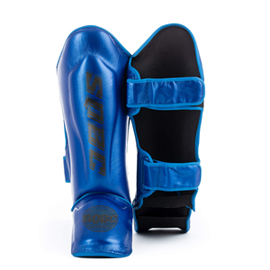 Espinilleras de Piel Sintética de Protección Profesional y Económicas para Entrenamiento de Boxeo, Kickboxing y Muay Thai - Product Image 2