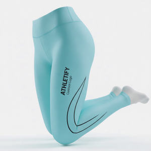 กางเกงเลกกิ้งโยคะพิมพ์ลายเอวสูงยืดได้ใส่สบายสำหรับยิมวิ่งโยคะและฟิตเนสชุดกีฬาที่เหมาะสำหรับการใช้ชีวิต - Product Image 1