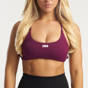 Soutien-gorge de sport pour femmes, léger, flexible, vêtements de sport quotidiens, design d'épaule personnalisé - Product Image 1