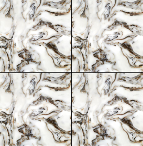 Azulejos de Cerámica Vitrificada de Nuevo Diseño de 600x600 mm con Acabado Brillante para Baños y Instalaciones Deportivas, Técnica de Mosaico Utilizada - Product Image 2