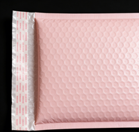 Enveloppe à bulles rose imperméable et antichoc avec fermeture autocollante pour cosmétiques, bijoux, cadeaux, expédition transfrontalière e-commerce