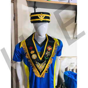 หมวกคาลอร์ปักด้วยมือลายสก็อต - Product Image 1