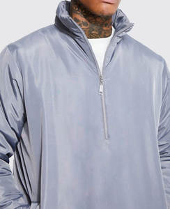 Chaqueta de primavera personalizada a granel para hombre, cortavientos con logotipo, abrigo cortavientos transpirable de alta calidad de lujo, chaqueta informal sólida - Product Image 3