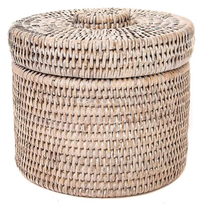 Sisu Handicraft Natural Custom Handmade Natural Rattan Eco-Friendly Food <b>Storage</b> <b>Basket</b> <b>Large</b> Circle OEM Living Room Blanket - Product Image 4