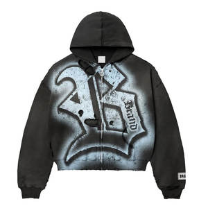 Sweat-shirt à capuche unisexe moderne pour homme, coupe régulière, logo personnalisé imprimé, léger, 100% coton, sweat-shirt d'automne - Product Image 2