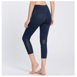 Leggings de Cintura Alta para Mujer, Transpirables, con Encaje, 80% Spandex, 20% Poliéster, Hechos en Pakistán, Sin Costuras - Product Image 5