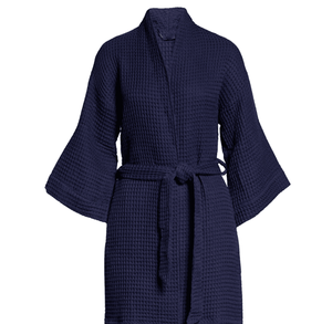 Peignoir de bain long en molleton de sherpa épais et chaud pour femme, vêtement de luxe teint - Product Image 1