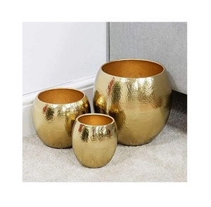 Juego de macetas antiguas de cobre dorado puro de 1 maceta con maceta de jardín de estilo nuevo a la tarifa más barata - Product Image 5