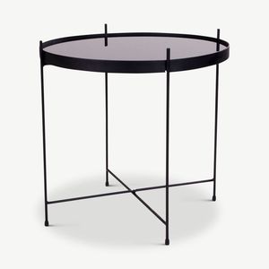 Mesa de muebles modernos de forma redonda para el hogar, Hotel, restaurante, mesa decorativa de Color negro, muebles de hierro y Metal, mesa de café para té - Product Image 2