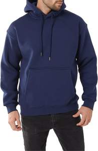 Minimaliste solide motif hommes pull à capuche doux coton polaire sweat chaud hiver décontracté Streetwear plaine teint - Product Image 3