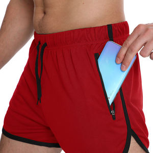 Shorts de sport vintage respirants pour hommes grandes tailles avec taille élastique - Polyester Spandex pour la course à pied et l'entraînement - Product Image 2