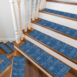 Modern Printed Rug, Ethnic Pattern, Non-Slip, Easy Clean, Gift Stair Treads,Goblen - Product Image 3