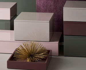 Premium Quality <b>Lacquerware</b> Box Customized Color Hand Painted Glossy Decorative Gift Box Handmade In Vietnam - Product Image 1