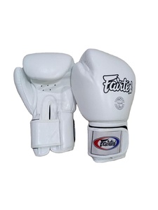 Top Selling White Fairtex Boxing Gloves Waterproof Genuine Cowhide Leather Training & Sparring Fighting Fairtex Gloves CP-BG-87 - Product Image 2