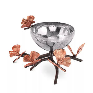 ถ้วยเงินทรงกลมตกแต่งบนโต๊ะพร้อมพวงดอกไม้เหมาะอย่างยิ่งสำหรับห้องครัวในบ้านห้องครัวเชิงพาณิชย์หรือโอกาส - Product Image 6