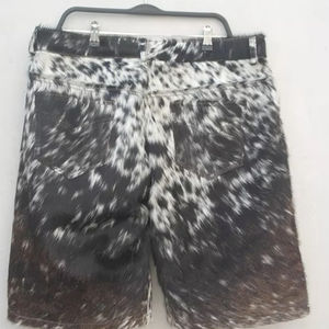 Pantalones cortos de verano de piel de vaca para hombre con estampado de logotipo personalizado de alta calidad, ropa informal tejida a precio, patrón sólido de tendencia - Product Image 3