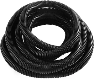 PVC corrugated flexible conduit wiring duct electrical wire corrugated pipe PVC pipes and fittings