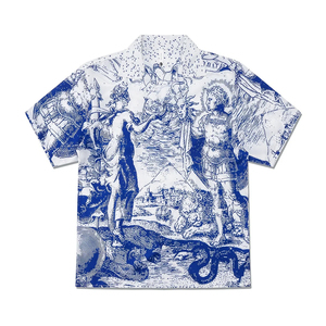 Tropical Printed <b>Cuban</b> Collar <b>Men's</b> Polyester Cotton Short Sleeve Casual Fashion Beach <b>Shirt</b> UV Protection Breathable Fabric - Product Image 3