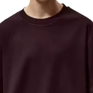 Camisa de hombre Camiseta de hombre Estampado de calidad superior 100% Algodón Marca personalizada Manga corta Servicio OEM B D Soporte teñido liso de punto - Product Image 2