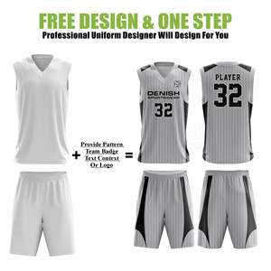 Maillots de basket-ball réversibles à séchage rapide pour hommes Shorts uniformes d'été personnalisés respirant caractéristique imprimée pour les équipes professionnelles - Product Image 2