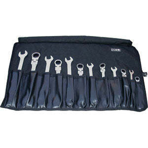 Juego de 12 Llaves Combinadas de Boca Abierta con Mango Giratorio, Acabado Cromado, Tamaño 17 mm para Uso Industrial, Métrico 879gzc - Product Image 1