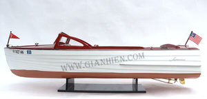 Gia Nhien Fabricante Aprueba Diseño Personalizado LYMAN RUNABOUT BARCO DE VELOCIDAD ARTESANÍA DE MADERA ALTA CALIDAD - Product Image 2